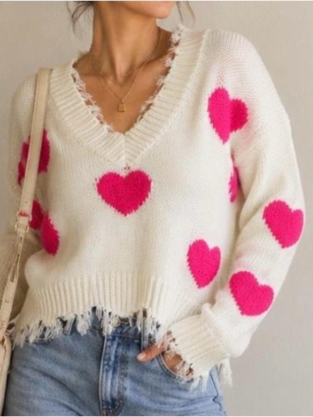 Altar’d State Heart Sweater